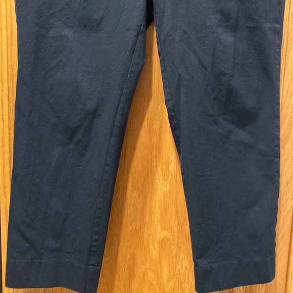 Elle Black High Rise Cotton Stretch Cropped Dress Pants Size 12 - Picture 5 of 8